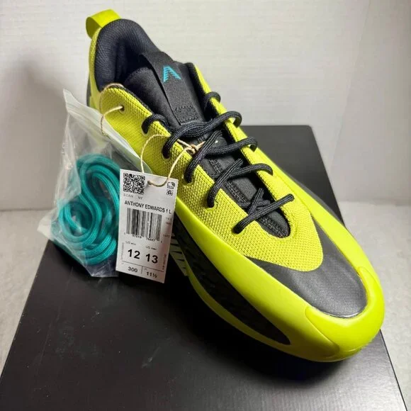 Adidas ANTHONY EDWARDS 1 Low Preloved Lime [JS1778]  *NEW* Sz: 12 - Picture 6 of 11